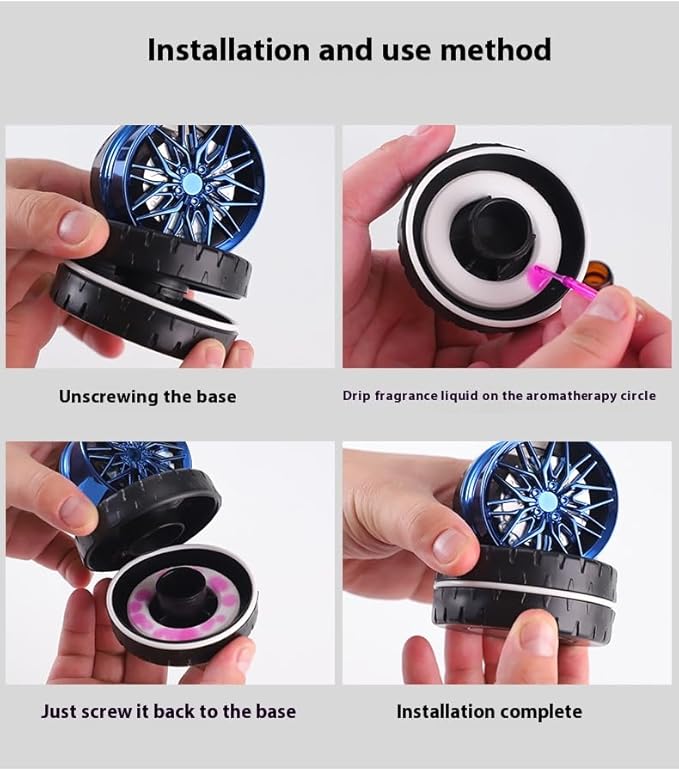 EcomNest Car Dash Board Aroma Spin