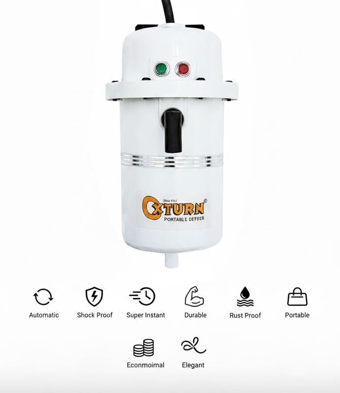 Mini Portable Instant Water Geyser 𝟏𝐋 – Shockproof Hot & Cold Electric Heater for Kitchen and Bathroom
