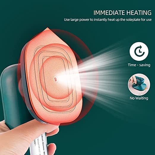 Portable Mini Garment Steamer - Lightweight, Foldable, and Handheld Travel Iron 110 W Steam Iron
