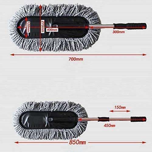 Microfiber Flexible Duster Car, Home, Cleaning Brush with Expandable Handle Wet and Dry Duster