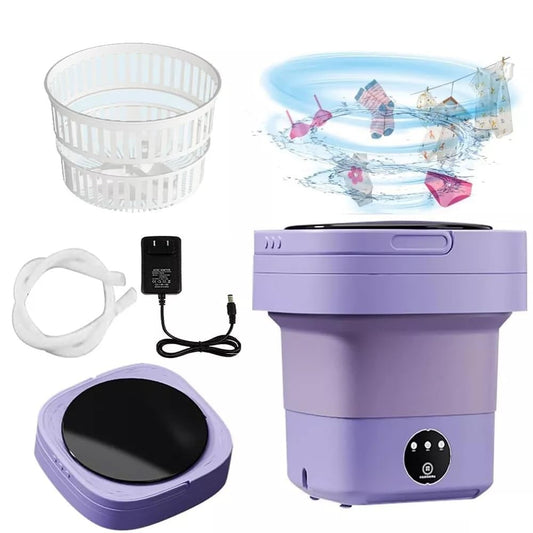 SeMi AuToMaTiC FoLdInG 11L SmAlL MiNi WaShInG MaChInE WiTh DrYeR DeEp CLeAnInG FoR UnDeRwEaR WaShINg MaChInE ClOtHeS WaShEr
