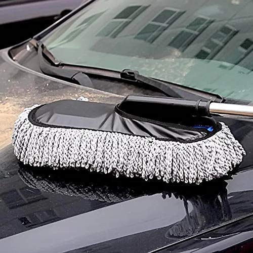 Microfiber Flexible Duster Car, Home, Cleaning Brush with Expandable Handle Wet and Dry Duster