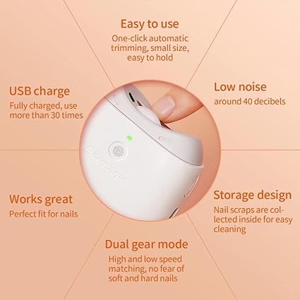 ECOMNEST'S Electric Nail Clipper for Adults & Kids