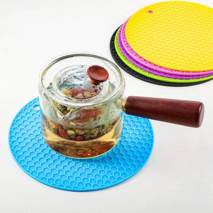 Silicone Round Pot Holder (4 Pcs. Set)