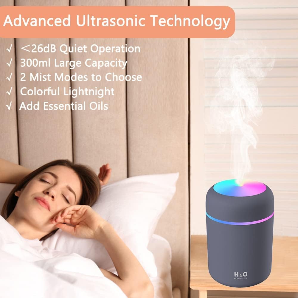 Aroma Diffuser - oils from nature H2O Humidifier for Room Moisture, Aroma Diffuser for Home Fragrance, Essential Oil Diffuser Electric, Fragrance Diffuser for Home Office and car, Ultrasonic Air humidifier