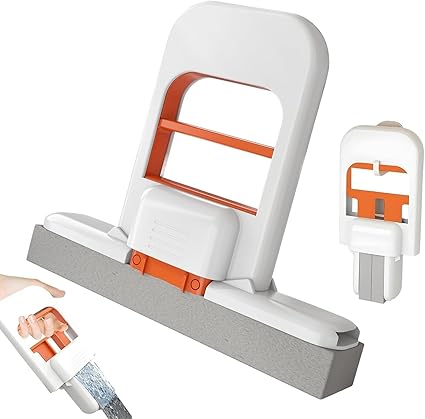 Ecomnest 's Portable Sponge Head for Bathroom Mirrors, Glass, Countertops & Kitchen