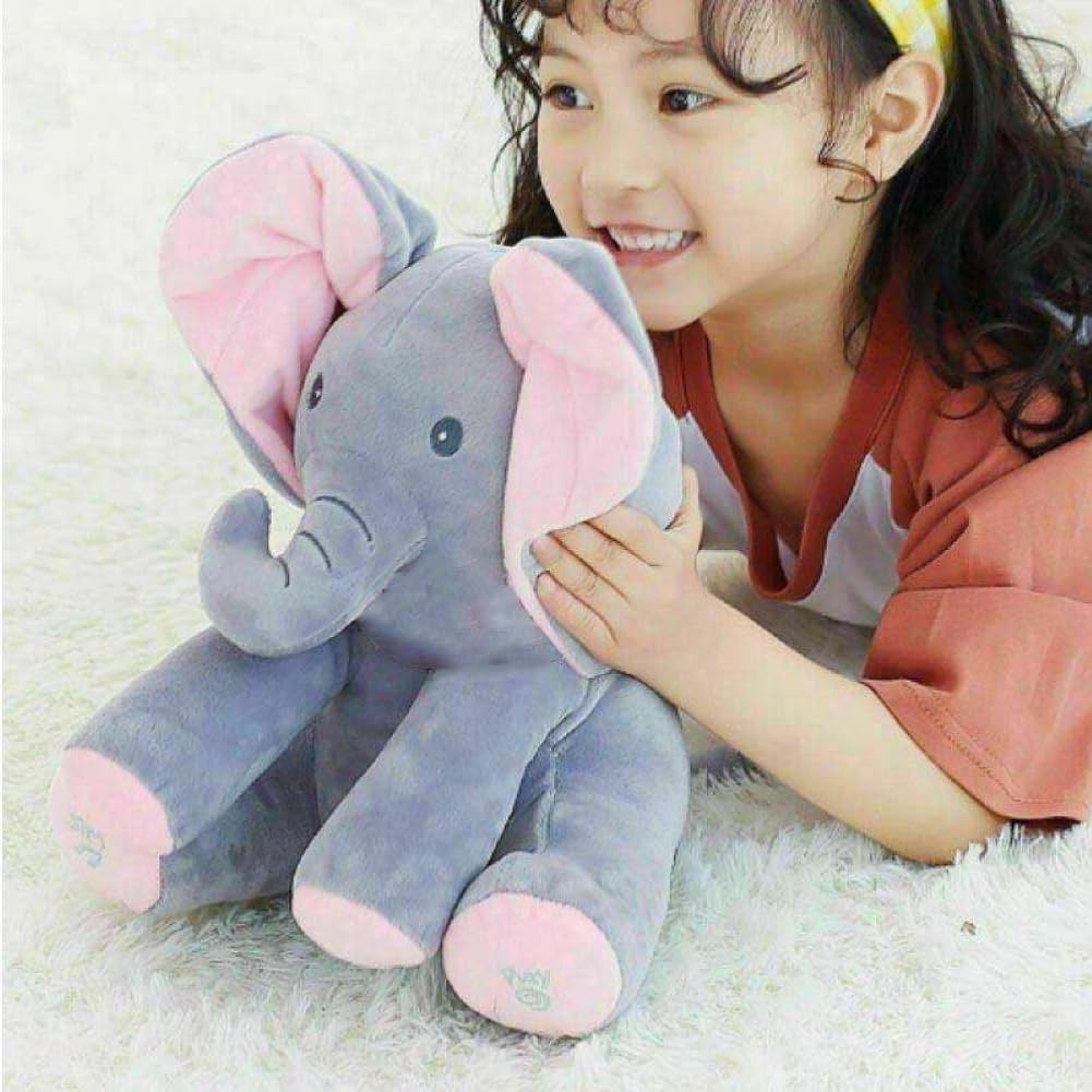 Peek-a-Boo Elephant Stuff Toy for Baby