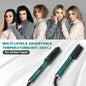 Hair Straightening Iron Built with Comb