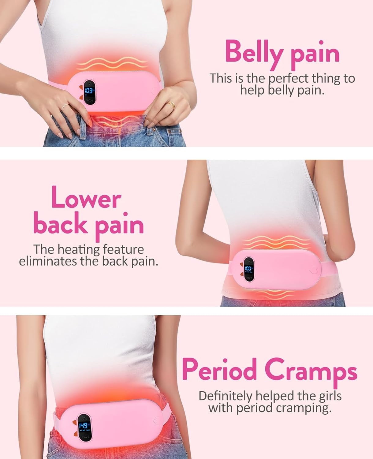 Electric Cordless Heating Pad for Period Pain, Cramp Relief, Back Pain in Period Inhaler  (1 Units)