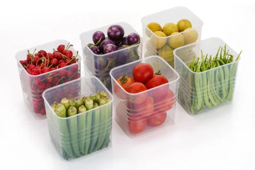Plastic Fridge Door Storage Organizer (Pack of 6 Pieces)