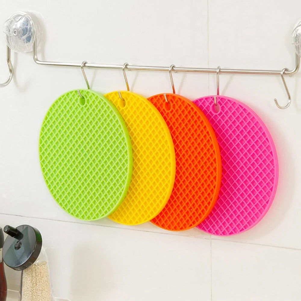 Silicone Round Pot Holder (4 Pcs. Set)