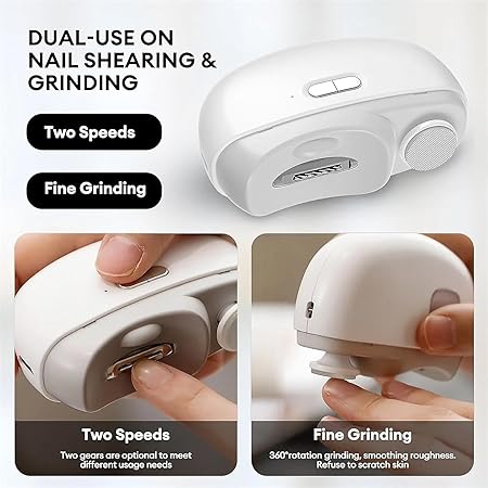 ECOMNEST'S Electric Nail Clipper for Adults & Kids