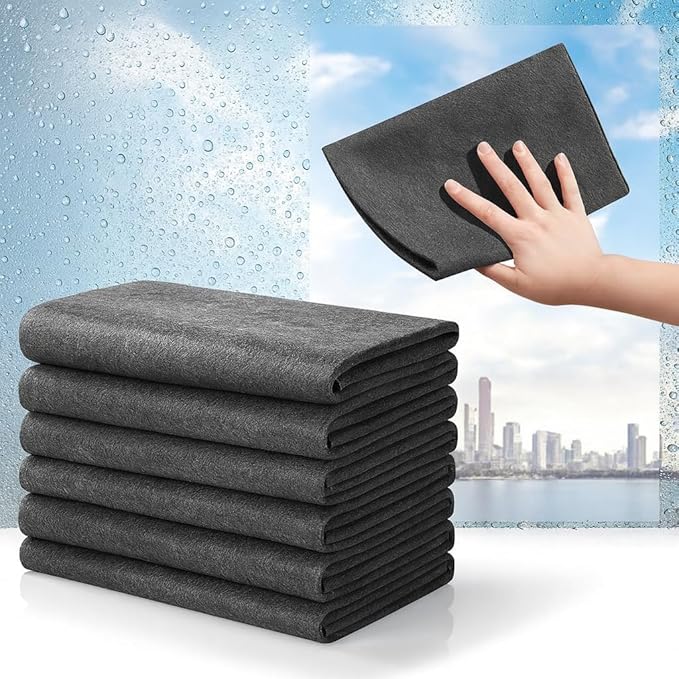 Thickened Magic Cleaning Cloth – Reusable Microfiber Cloth, Lint-Free & Streak-Free Multipurpose Towel for Glass, Car, Window, Kitchen & Home Cleaning (30x30 CM)(Pack of 5)