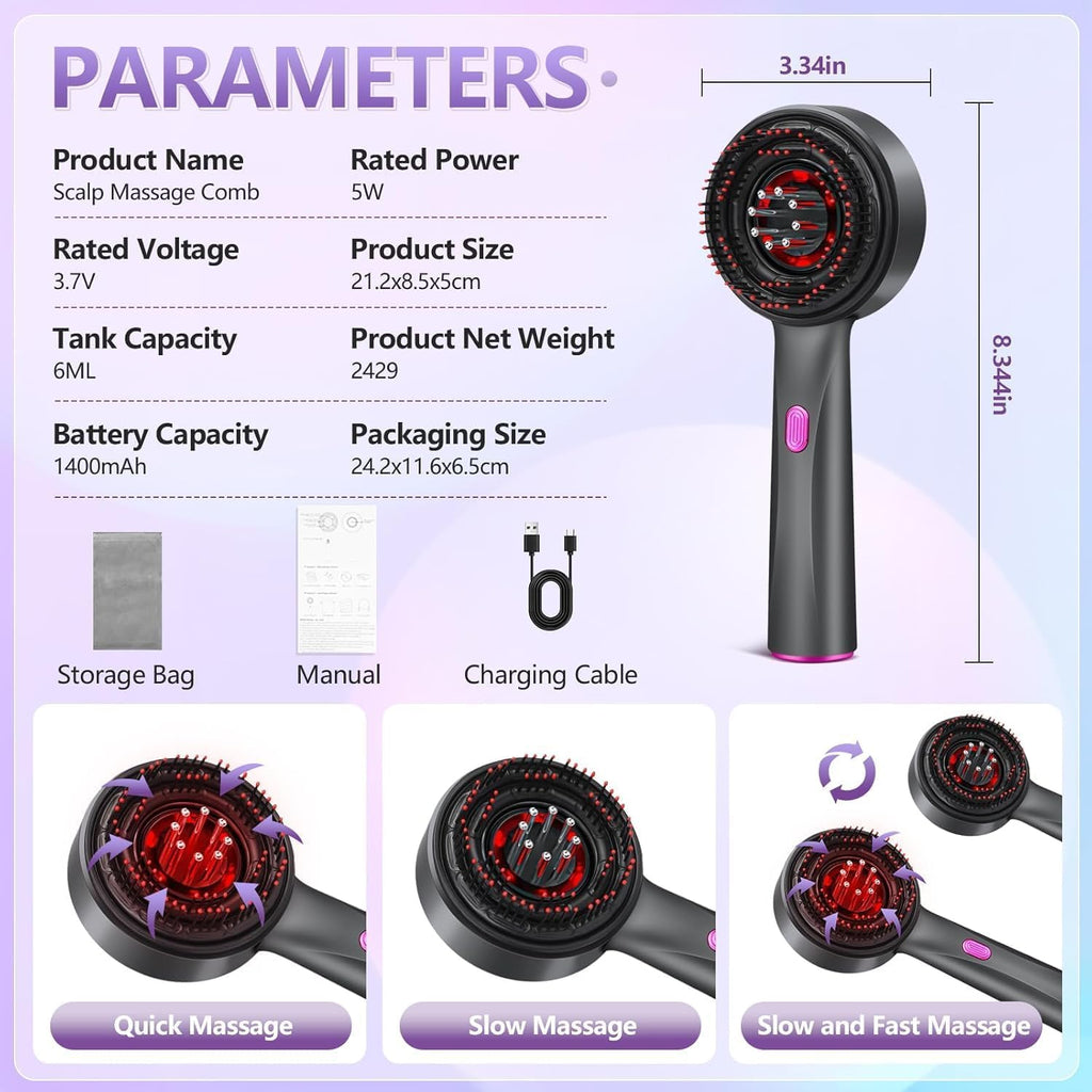 Electric Scalp Massager & Oil Applicator