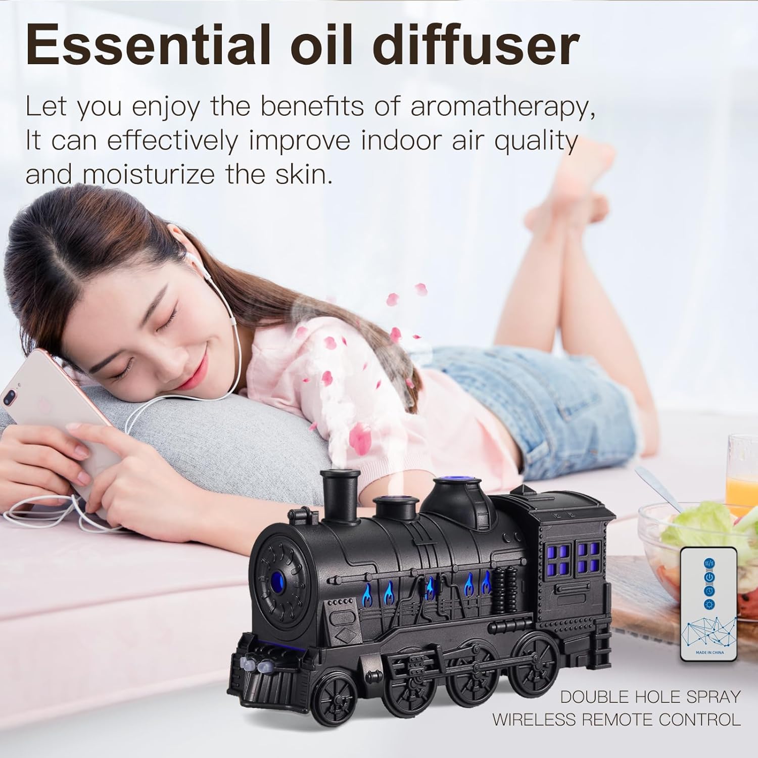 ECOMNEST'S Essential oil  Train Diffuser 300ml.