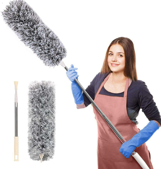 Flexible Fan mop for Quick and Easy Cleaning of Home, Kitchen, Car, Ceiling Microfibre Wet and Dry Brush  (Multicolor)