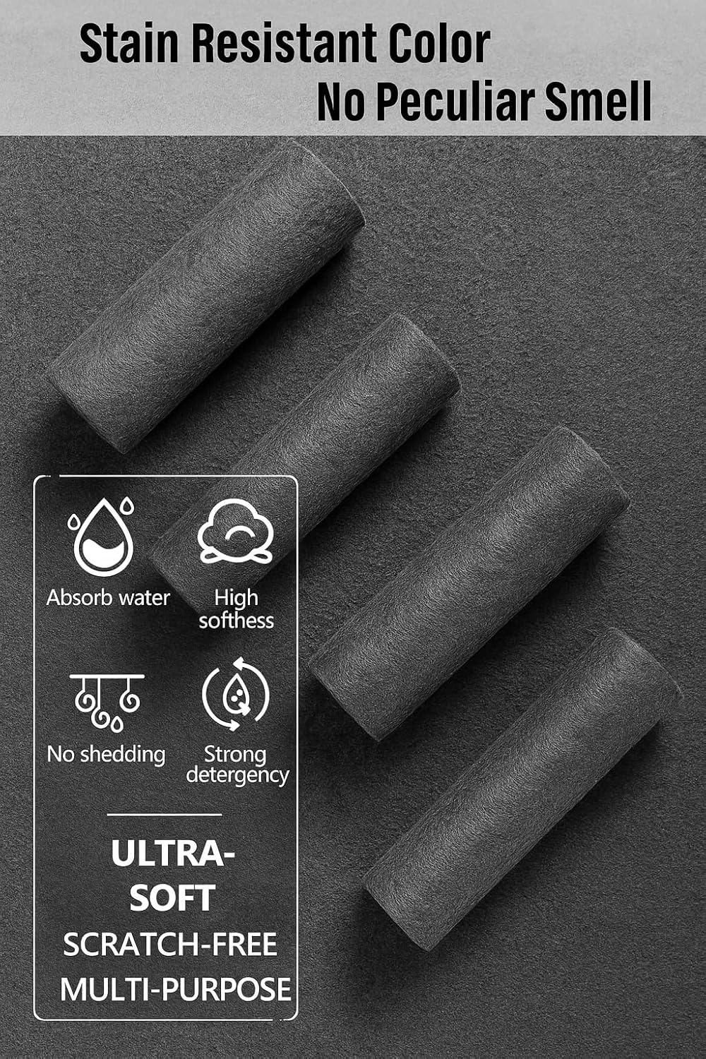 Thickened Magic Cleaning Cloth – Reusable Microfiber Cloth, Lint-Free & Streak-Free Multipurpose Towel for Glass, Car, Window, Kitchen & Home Cleaning (30x30 CM)(Pack of 5)