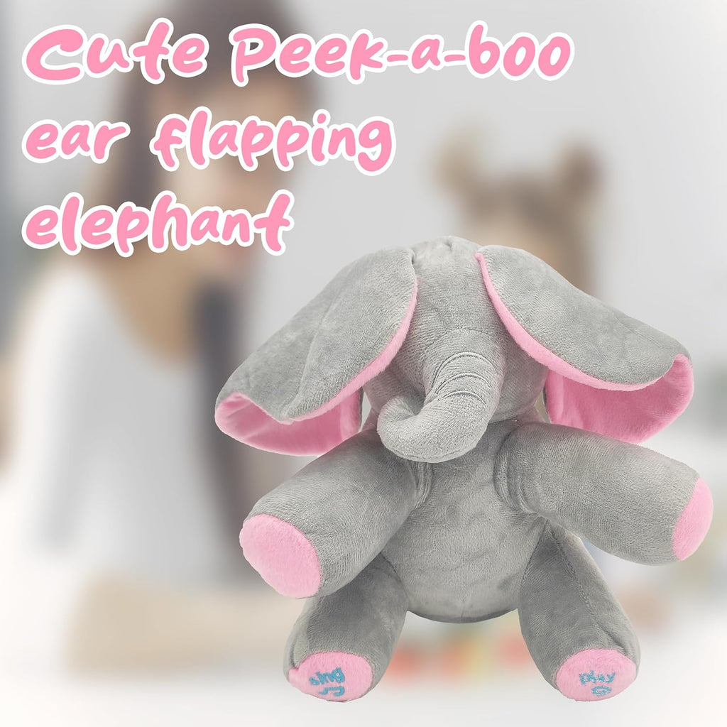 Peek-a-Boo Elephant Stuff Toy for Baby
