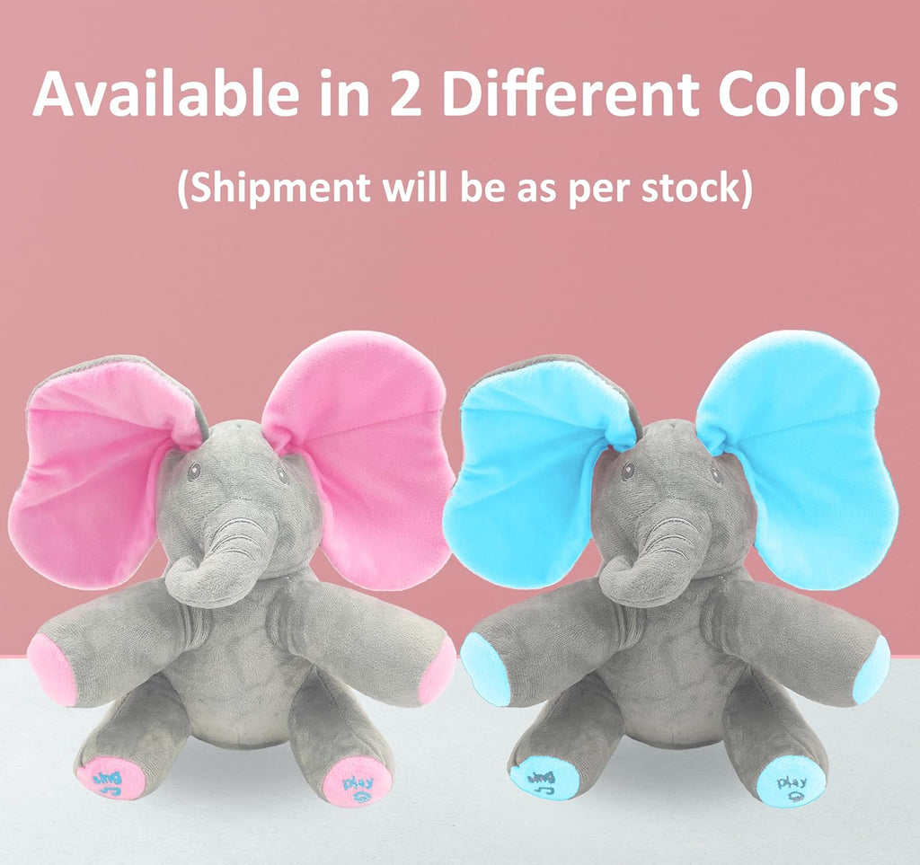 Peek-a-Boo Elephant Stuff Toy for Baby