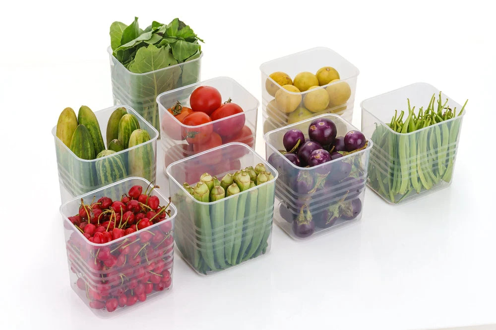 Plastic Fridge Door Storage Organizer (Pack of 6 Pieces)