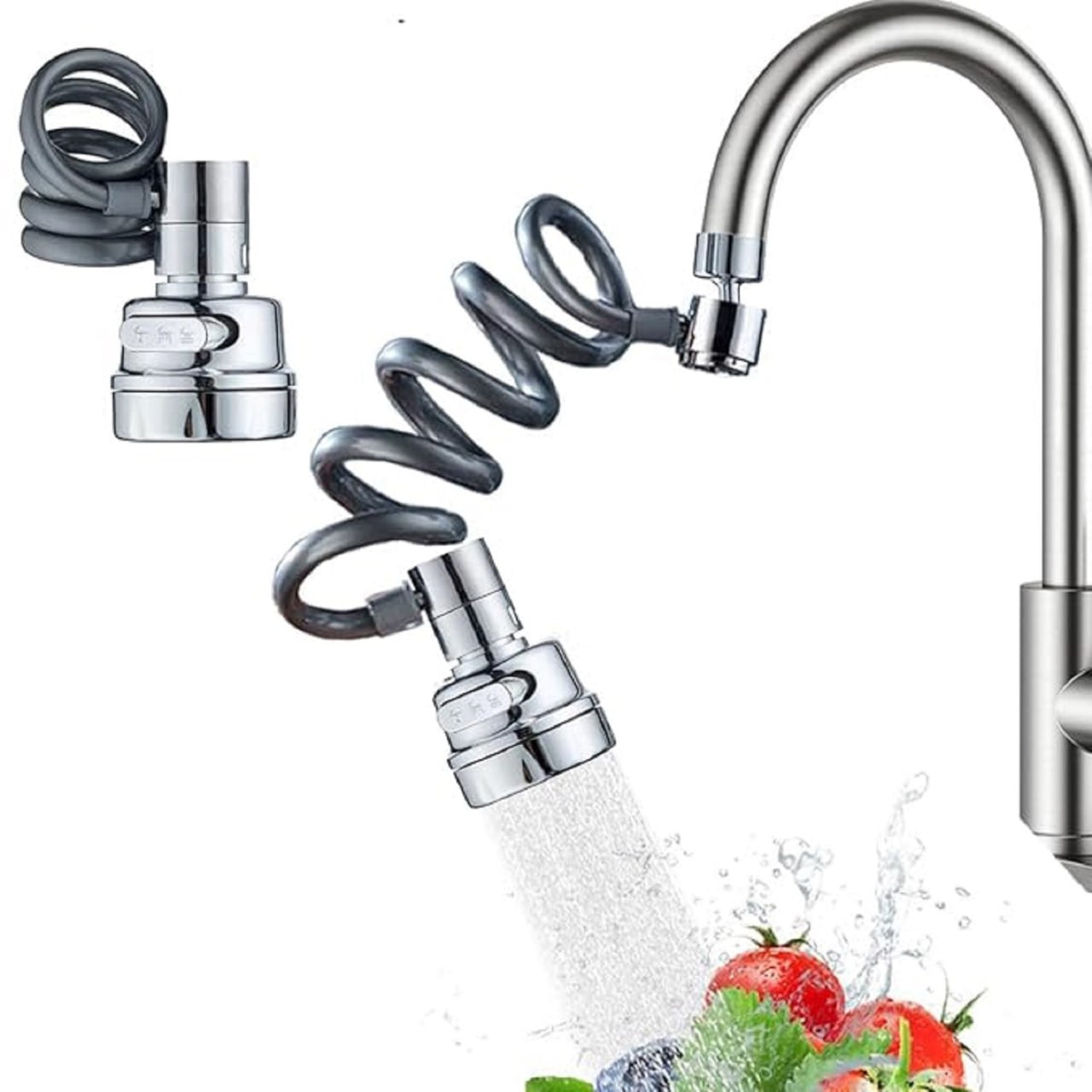 360 degree rotating kitchen tap