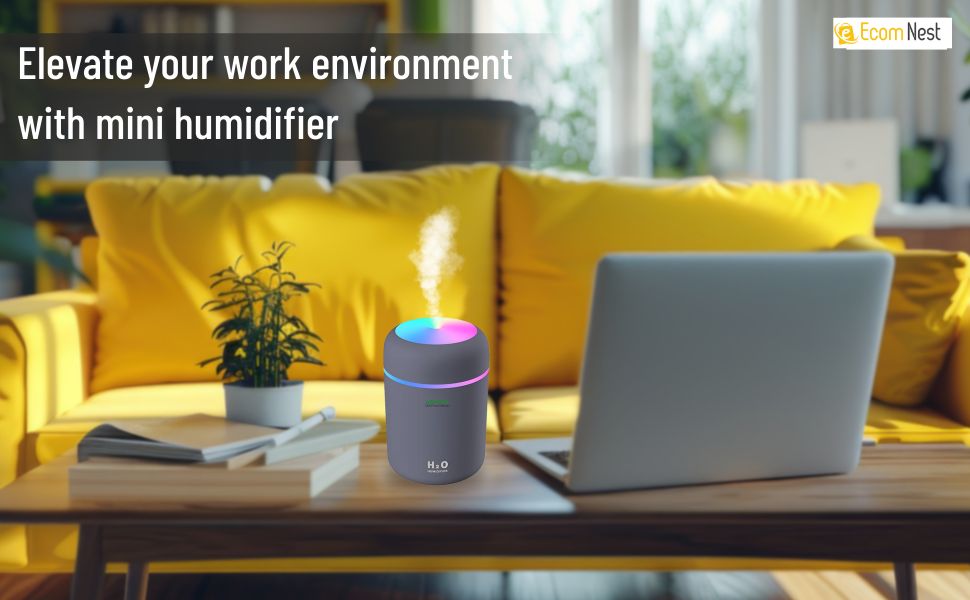 Aroma Diffuser - oils from nature H2O Humidifier for Room Moisture, Aroma Diffuser for Home Fragrance, Essential Oil Diffuser Electric, Fragrance Diffuser for Home Office and car, Ultrasonic Air humidifier