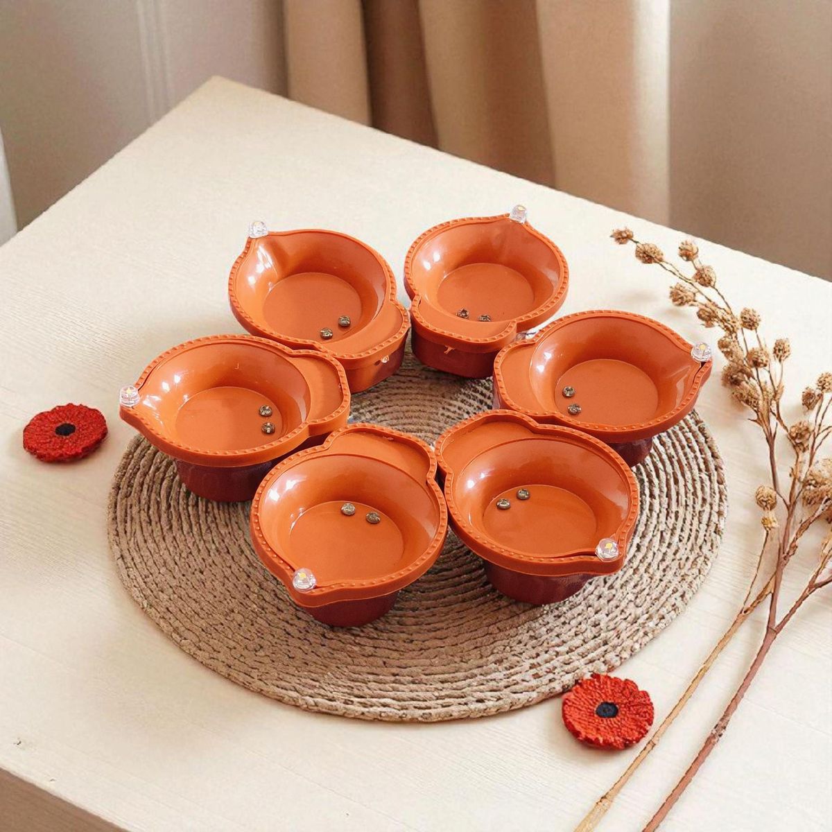 LED Light Water Sensor Diyas Plastic with, Ambient Lights