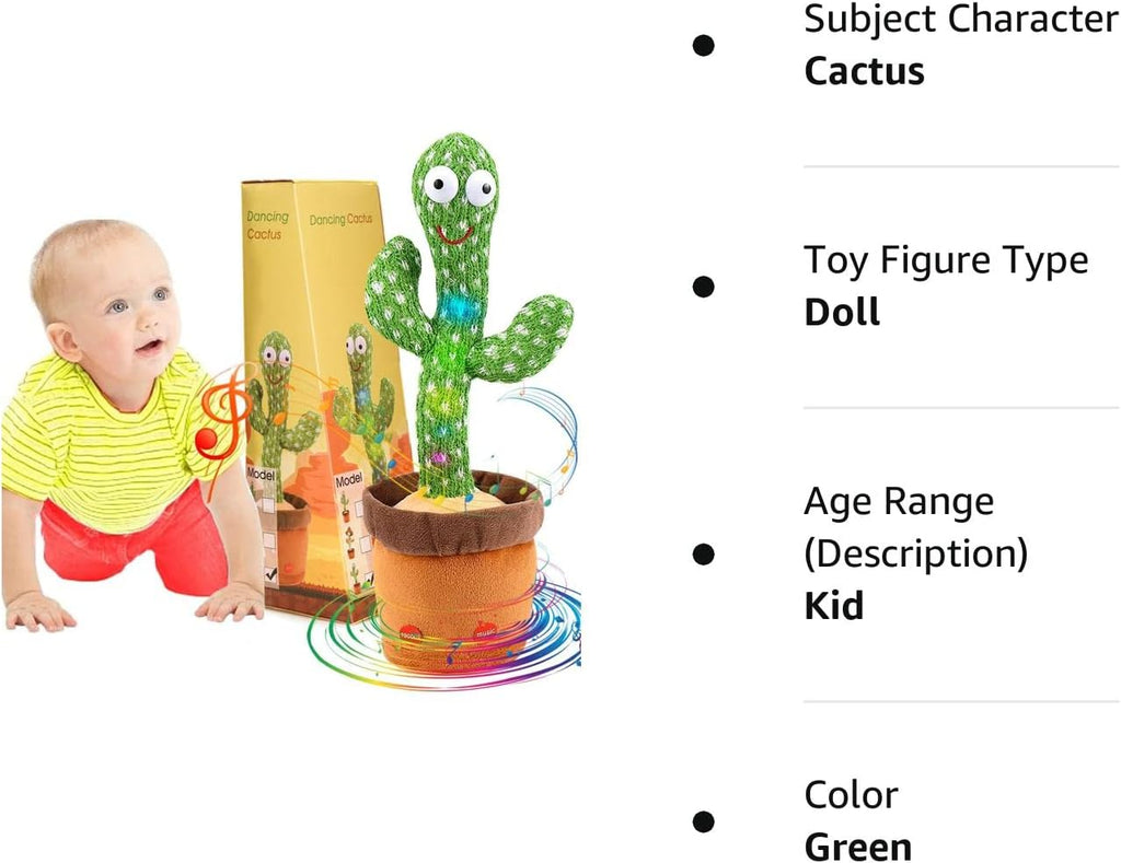 LED Musical Dancing & Mimicry Cactus Toy