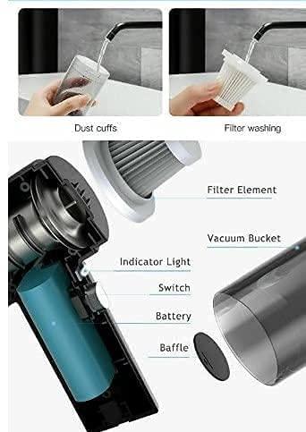 Portable Air Duster Wireless Vacuum Cleaner (2 In 1 VACUUM CLEANER)