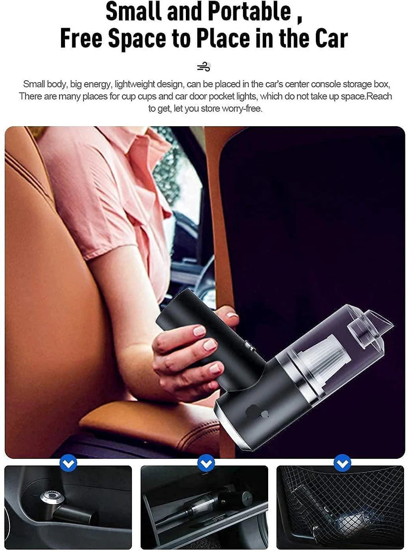 Portable Air Duster Wireless Vacuum Cleaner (2 In 1 VACUUM CLEANER)