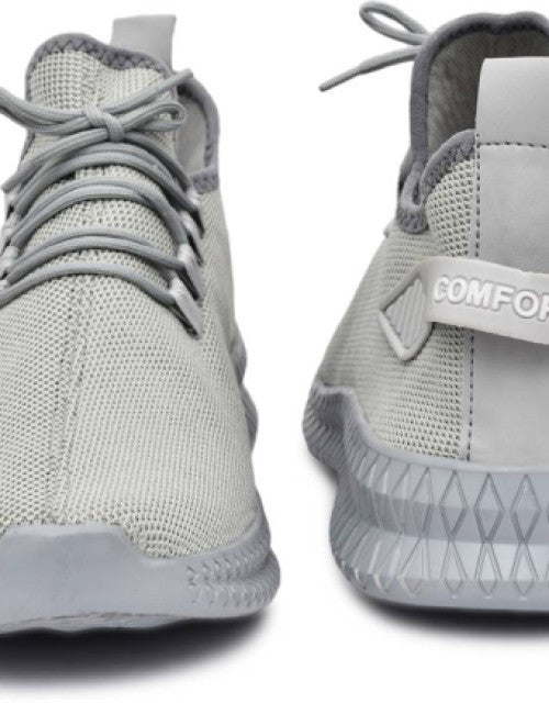 Men's Weave Knit Lace Up Casual Shoes