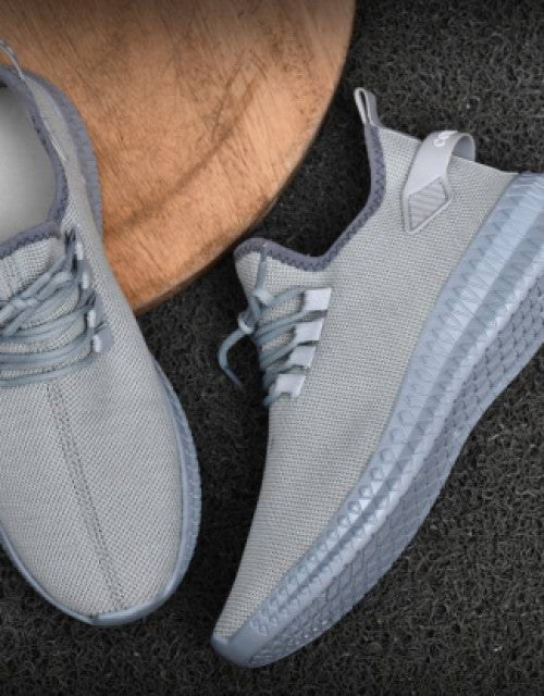 Men's Weave Knit Lace Up Casual Shoes