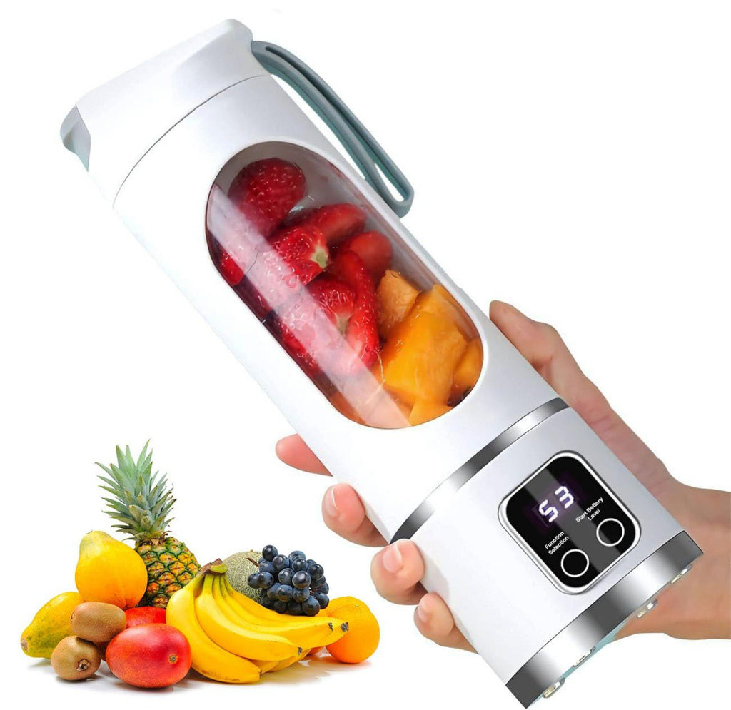 ECOMNEST'S Smoothie Mini Personal Juicer 10 Blades 3 Gears With 1500 Mah Rechargeable Battery