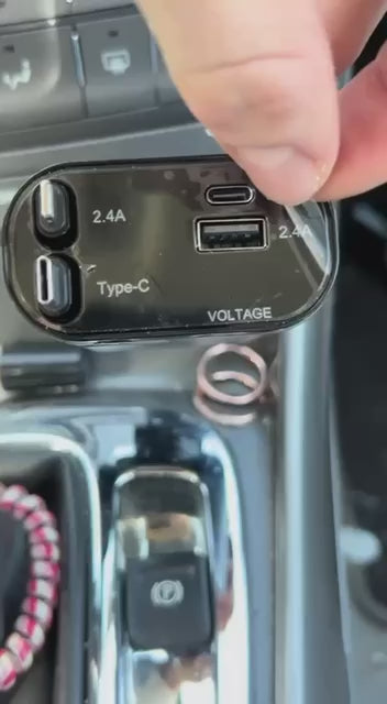 Retractable Car Charger, 120W 4 in 1 Super Fast Charge Car Charger, Type C & USB Charging Ports, Retractable Cables (80Cm) Car Adapter, Compatible iPhones, Ipad, Galaxy, Pixel, Grey