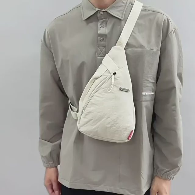 Sling Bag Crossbody Backpack for Men & Women – Chest Bag for Travel, Hiking, Cycling